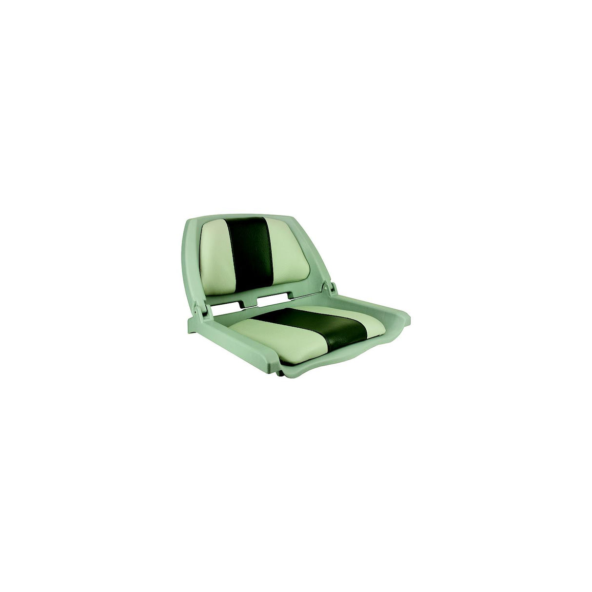 Springfield Marine Springfield Traveler Seat, Gray Shell w/Charcoal & Gray Cushions - 1061123-C