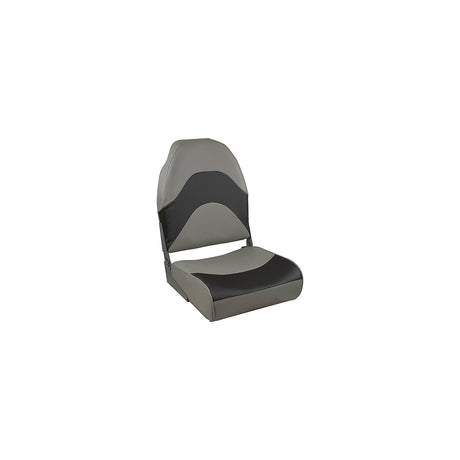 Springfield Premium Wave Folding Seat - Grey w/Meteor Stripe [1062034] - official Springfield Marine product image 3