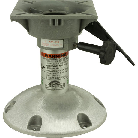 Springfield Marine 1250309L 2-3/8" Explorer Fixed-Height Pedestal with Locking Swivel, AD, Anodized, 9" - image 2