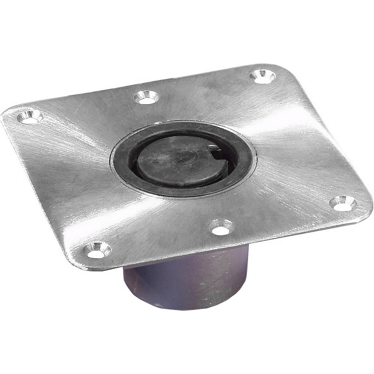 Springfield 2-3/8" Plug-In Stainless Steel Square Base - 7"x7" [1300754-1] - official Springfield Marine product image 2