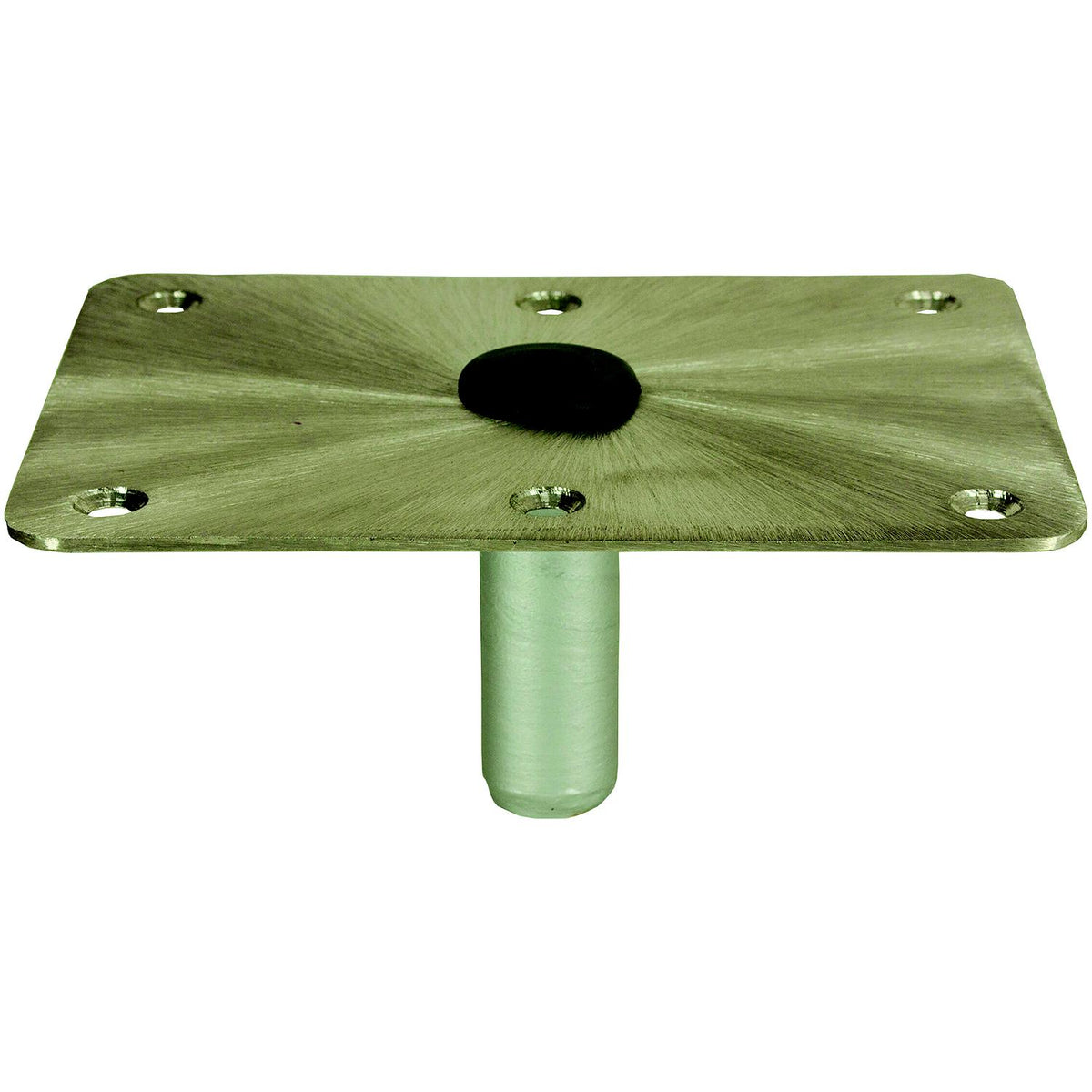 Springfield Marine 1630004 Kingpin™ Threaded Rectangular Steel Base, Satin Finish, 6" x 8" Stainless Steel - image 2