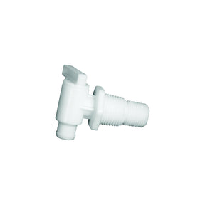 Camco 22243 Dual Size Drain Valve Without Flange 3/8" or 1/2" Male NPT Thread - image 1