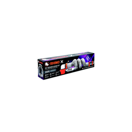 Camco Rhino X RV 20' Sewer Hose Kit - Pre-Attached 360-Degree Swivel Fittings [39390] - official Camco product image 3