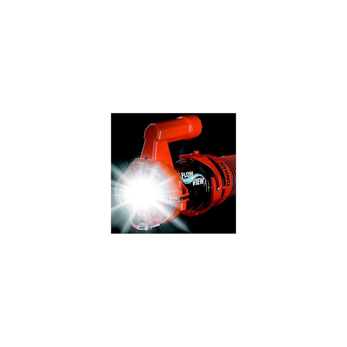 Camco Rhino RV Sewer Hose Extender PRO - 5 Sewer Hose Extension - Torque-Grip Handle w/Built-In LED Flashlight [39570] - official Camco product image 4
