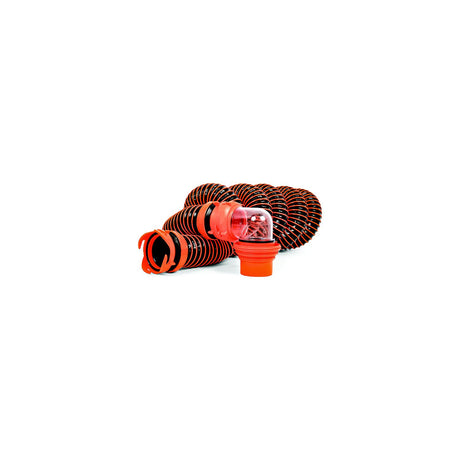 Camco RhinoEXTREME 15 Sewer Hose Kit w/Swivel Fitting 4 In 1 Elbow Caps [39861] - official Camco product image 4