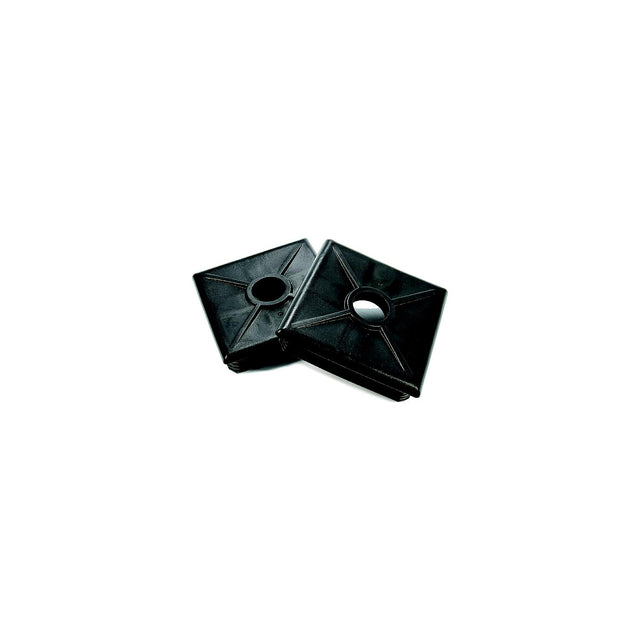 Camco 4IN BUMPER CAPS-BLK (2PER CARD REPLACES P/N 117-40303 RVX - image 1
