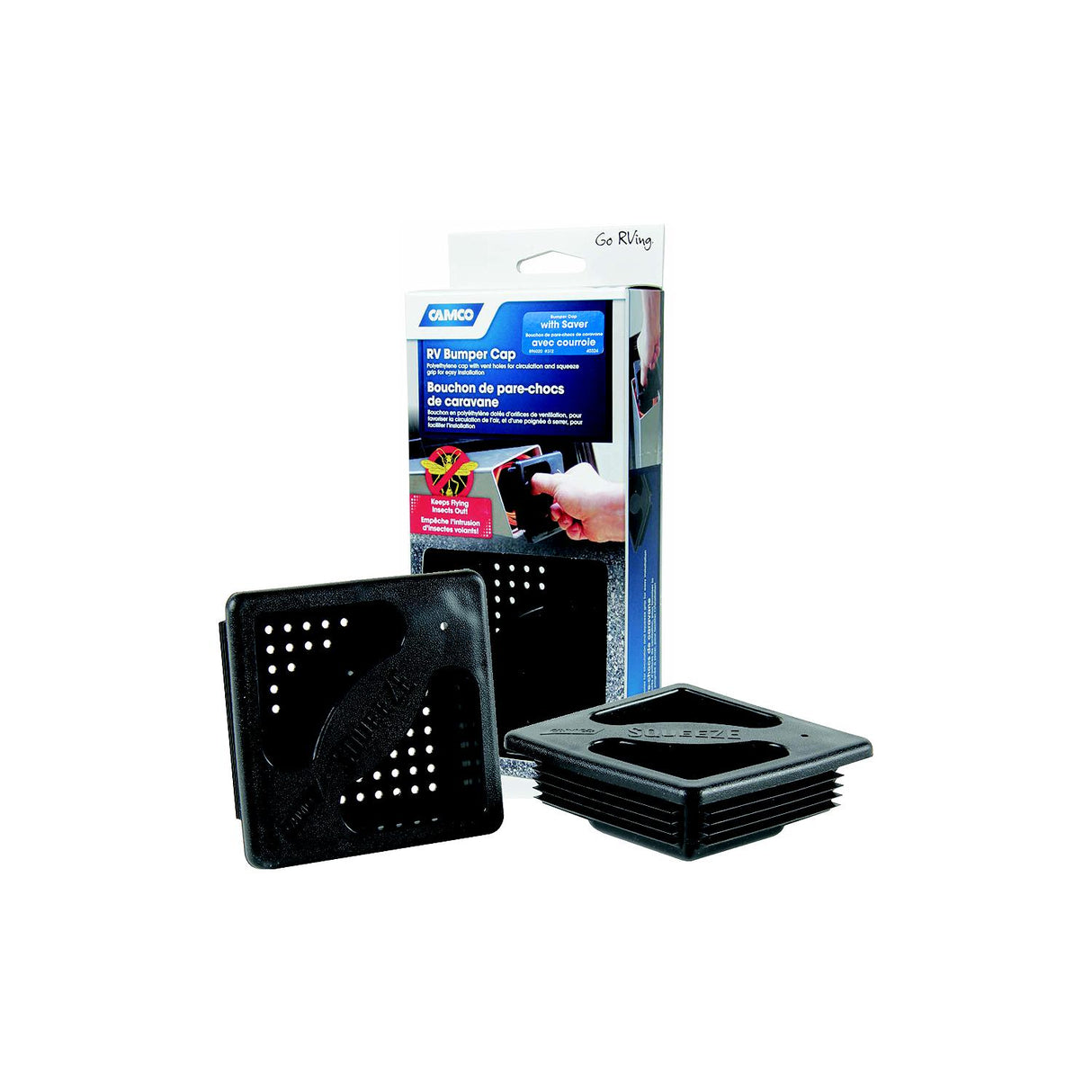 Camco Bumper Cap w/Insect Screen - 2-Pack [40325] - official Camco product image 3
