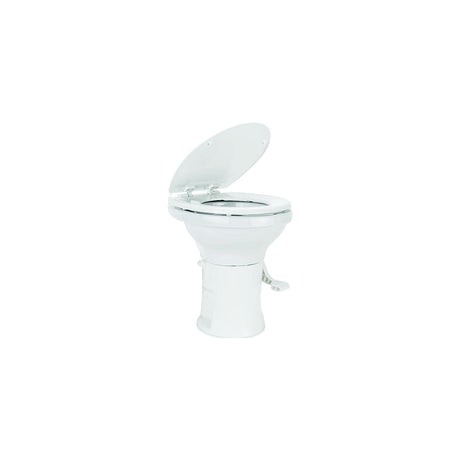Camco 41710 Premium Ceramic RV Toilet, White - image 1