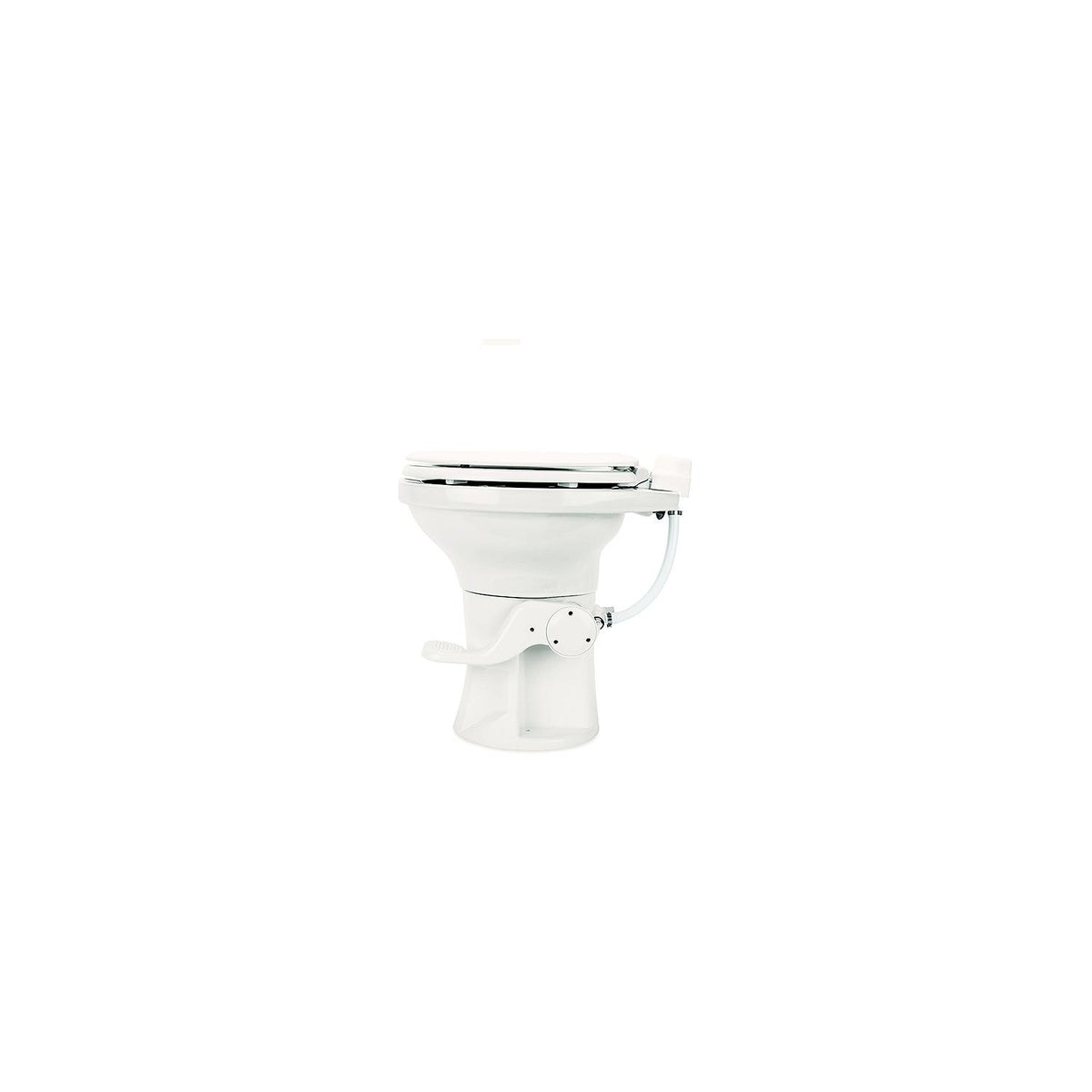 Camco 41715 Premium Ceramic RV Toilet, Bone - image 1