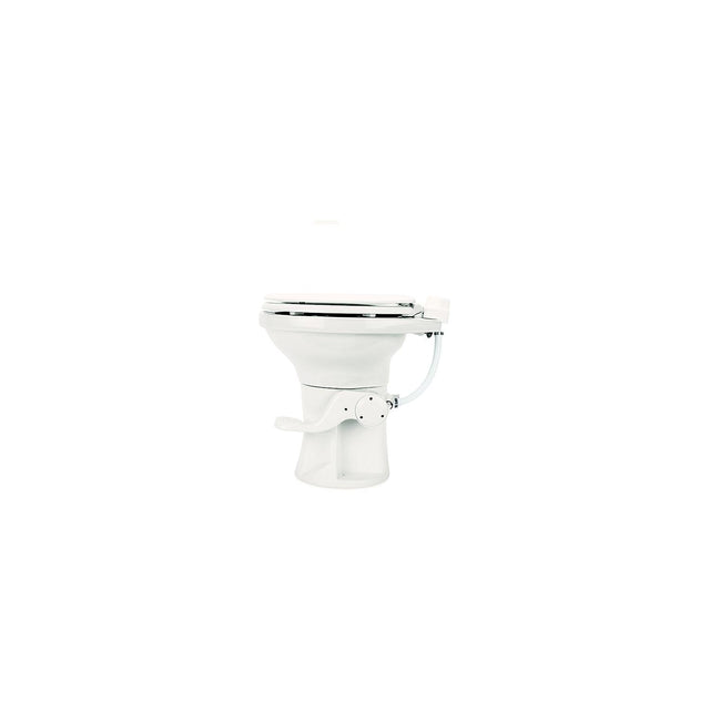 Camco 41715 Premium Ceramic RV Toilet, Bone - image 1