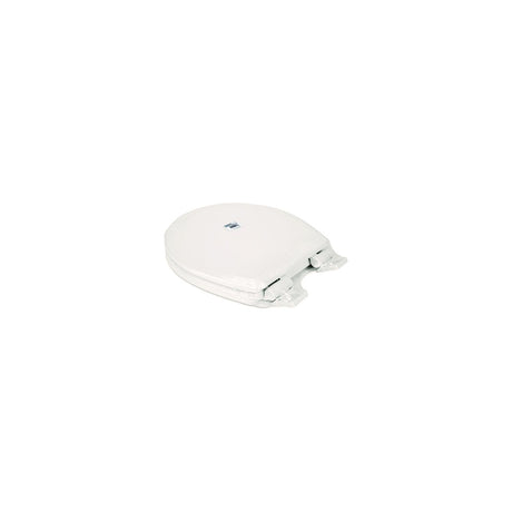 Camco 41727 Replacement Lid and Seat f/Premium Ceramic RV Toilet 41715, Bone - image 1