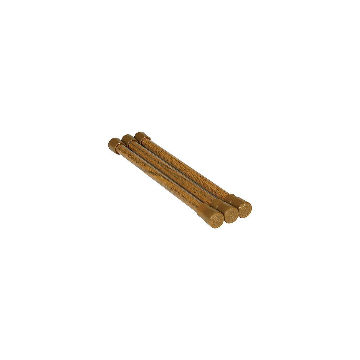 Camco 43833 Cupboard Bars, Oak Look (3/Pack) - image 1