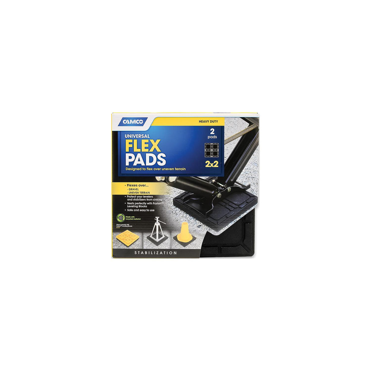 Camco Leveling Block Non-Slip Pad, Sm. Pr. - 44600 - official Camco product image 3