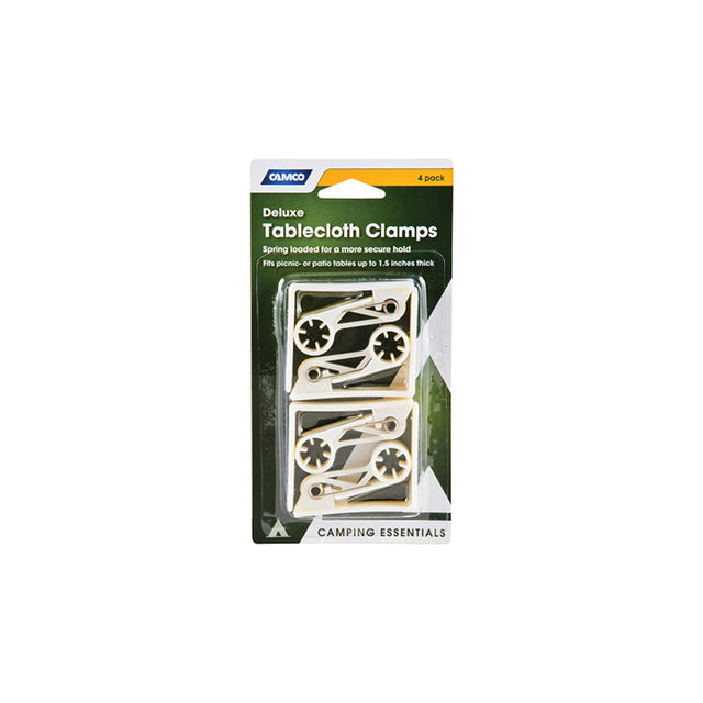 Camco DELUXE TABLECLOTH CLAMPS 4/PK REPLACES P/N 117-51077 RVX - image 1