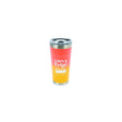 Camco 53318 Life's A Trip Tumbler, 20 oz., Orange/Yellow - image 1