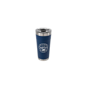 Camco 53323 Life Is Better At The Campsite Tumbler, 20 oz., Navy - image 1