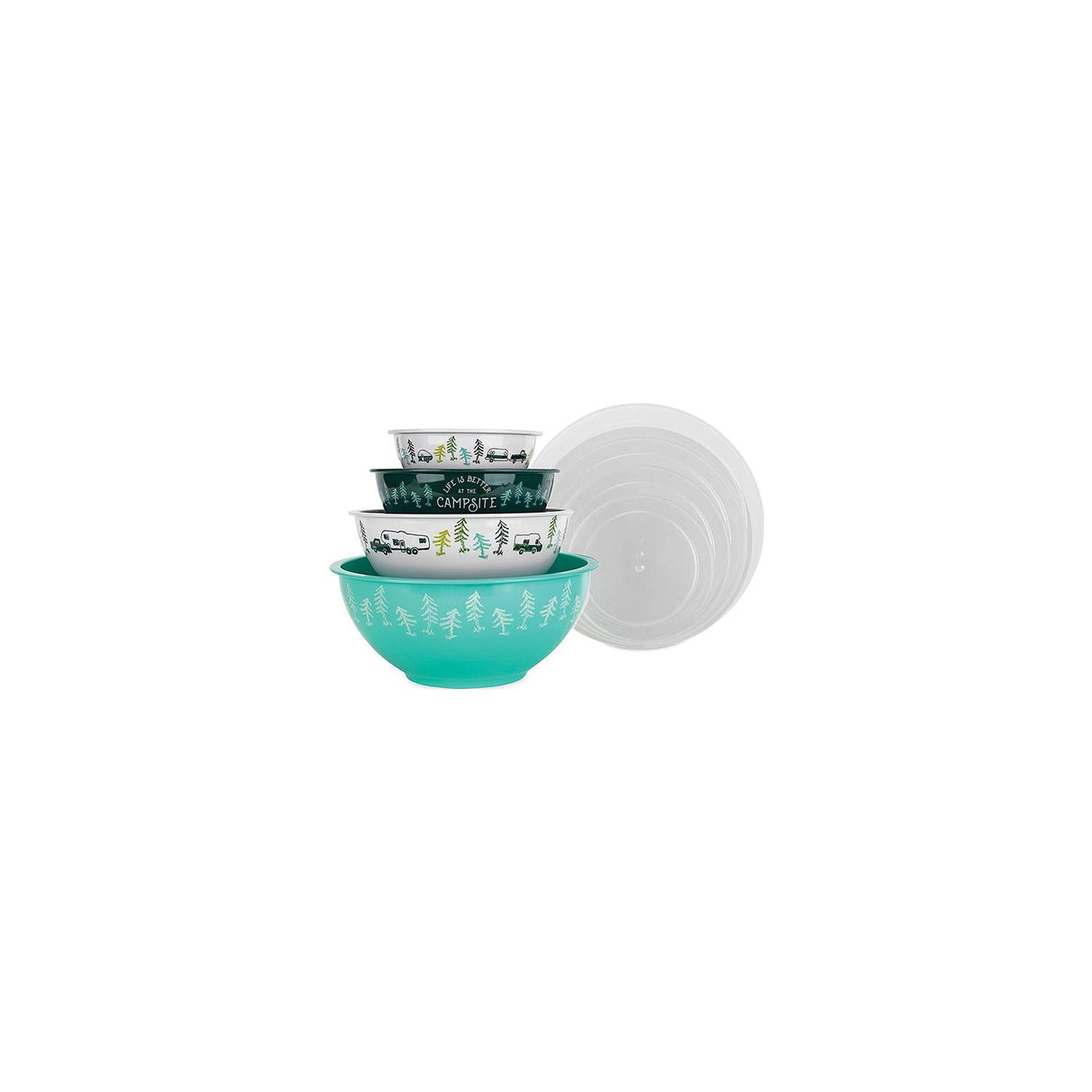 Camco 53451 Nesting Bowl Set With Lids - image 1