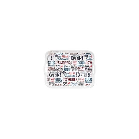 Camco XXX Melamine Tray, Graffiti Design - 53486 - image 1