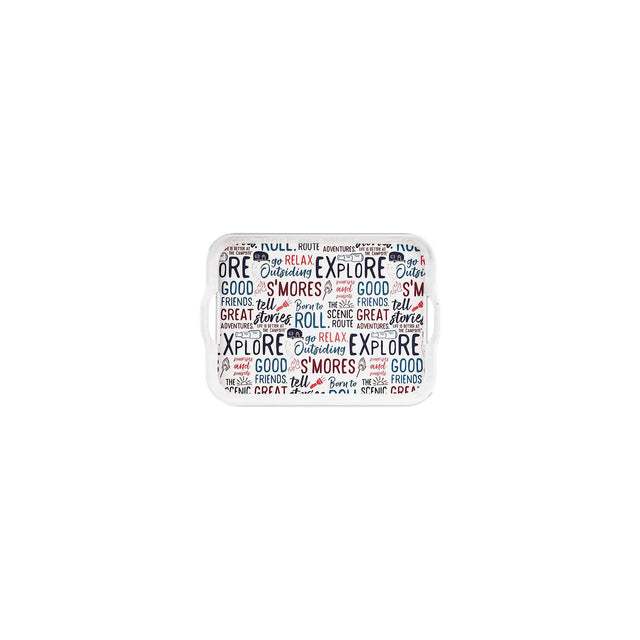 Camco XXX Melamine Tray, Graffiti Design - 53486 - image 1