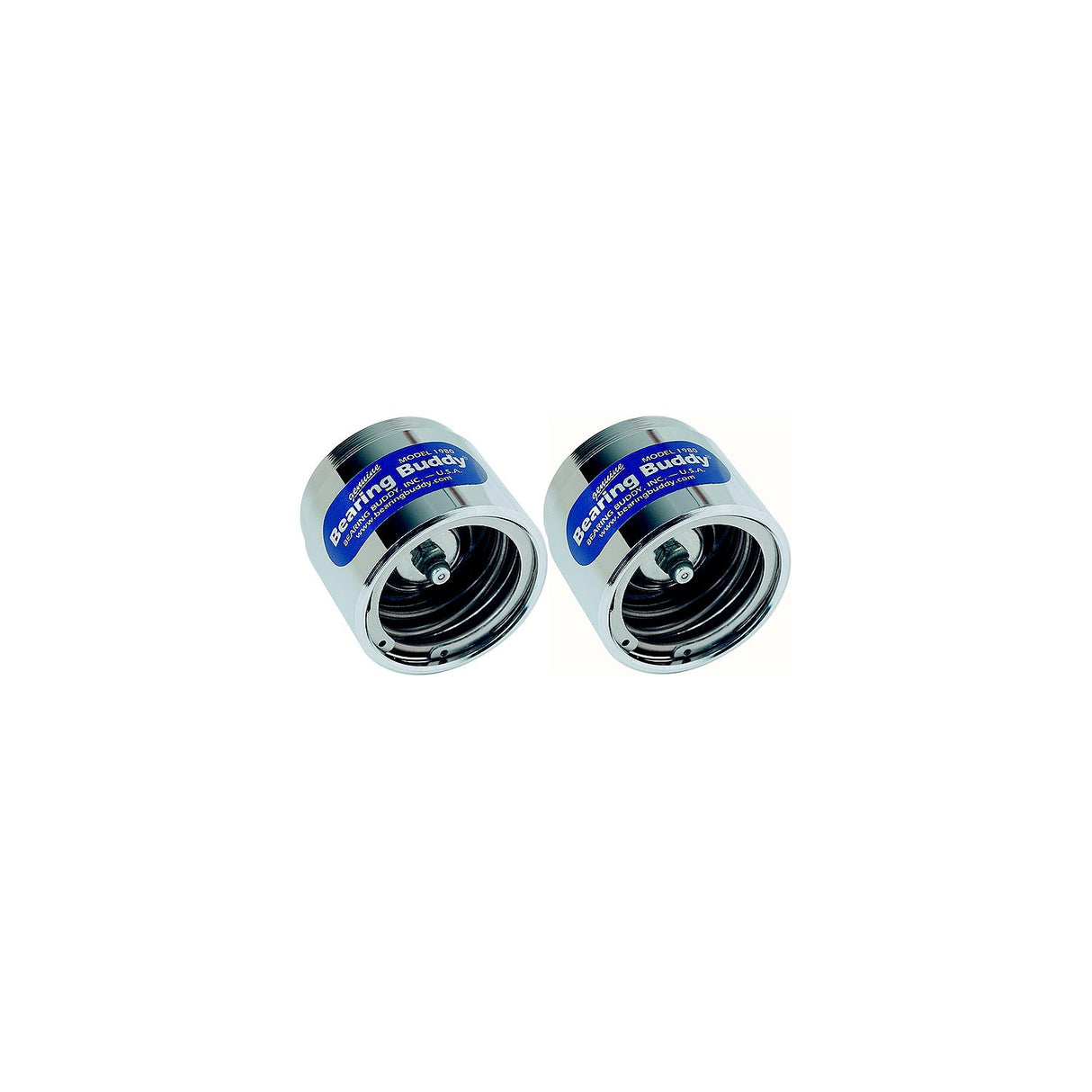 Bearing Buddy Chrome Trailer Wheel Bearing Protector | 2 Pack - 43102 - image 1