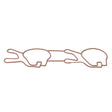 Sierra International Molded Intake Port Gasket - 18-1284 - image 1