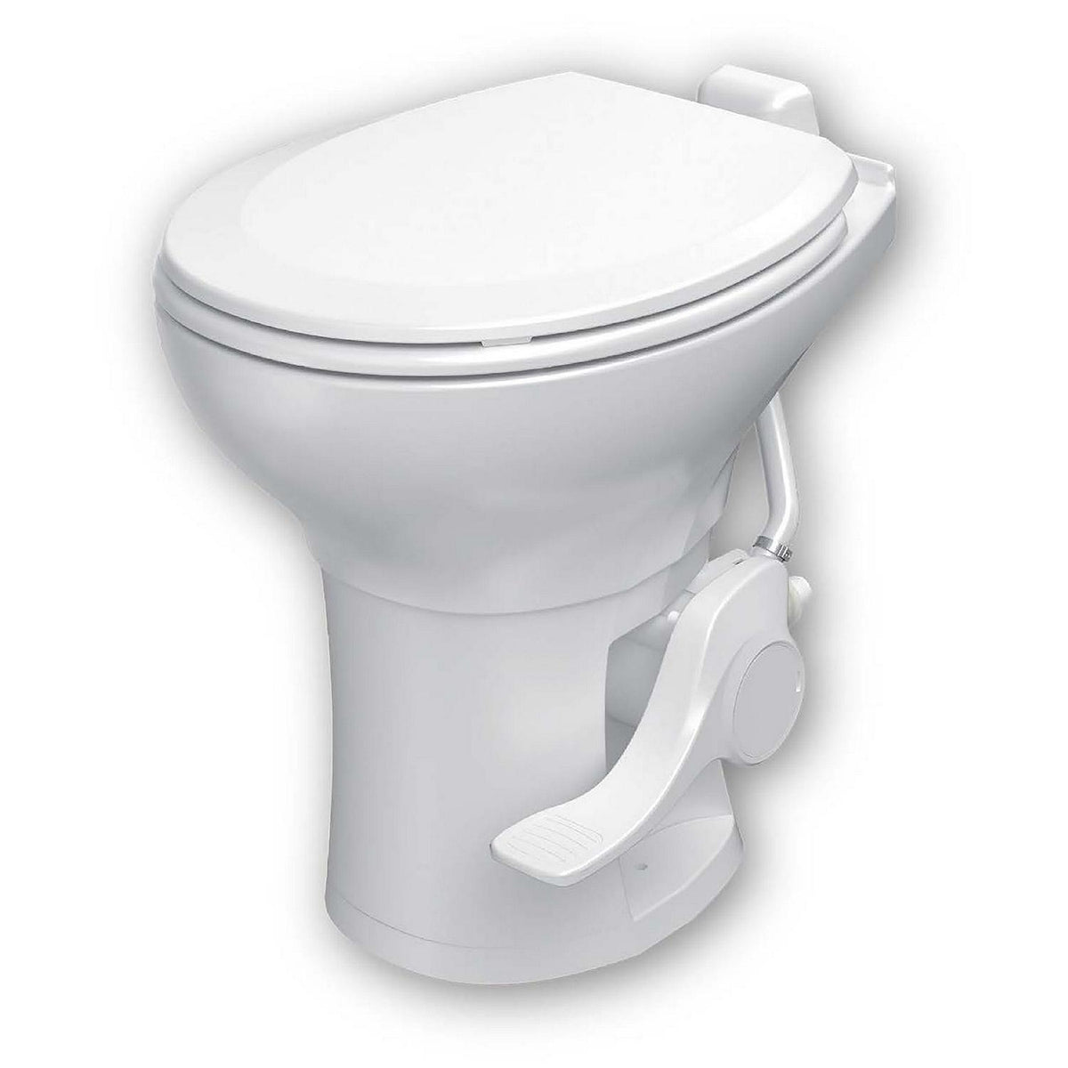 InVision Voyager Plus Rv Toilet With Porcelain Bowl, White, Full Set Height, 17.6" H x 10.67" D - 780-0091 - image 4