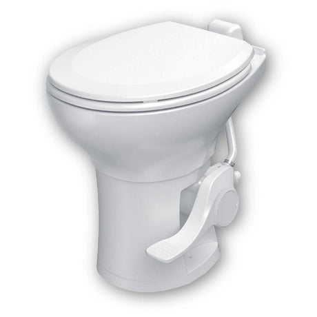 InVision Voyager Plus Rv Toilet With Porcelain Bowl, White, Full Set Height, 17.6" H x 10.67" D - 780-0091 - image 4