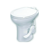 InVision Voyager Plus Rv Toilet With Porcelain Bowl, White, Full Set Height, 17.6" H x 10.67" D - 780-0091 - image 1