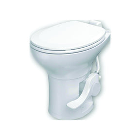 InVision Voyager Plus Rv Toilet With Porcelain Bowl, White, Full Set Height, 17.6" H x 10.67" D - 780-0091 - image 1