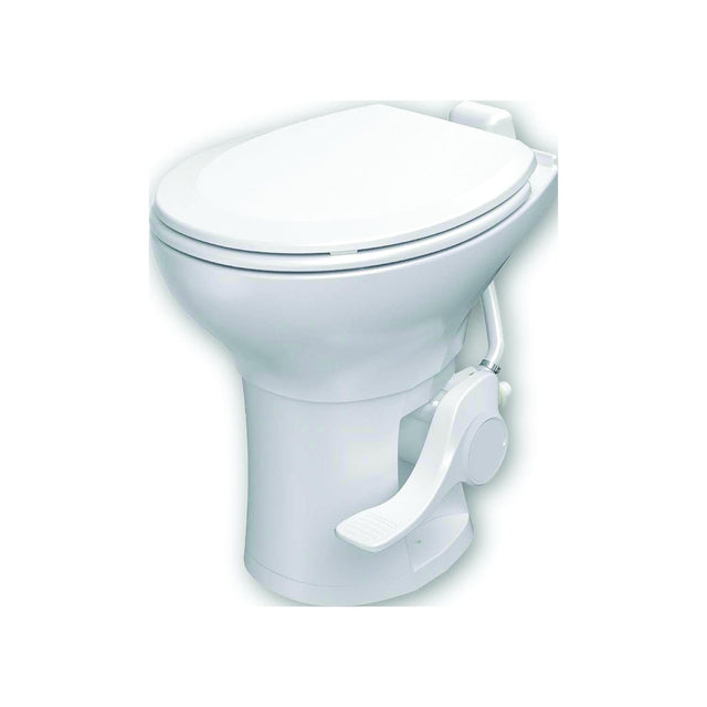 InVision Voyager Plus Rv Toilet With Porcelain Bowl, White, Full Set Height, 17.6" H x 10.67" D - 780-0091 - image 1