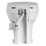 InVision Voyager Plus Rv Toilet With Porcelain Bowl, White, Full Set Height, 17.6" H x 10.67" D - 780-0091 - image 3