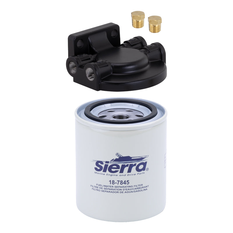 Sierra International Fuel Water Separator Kit - 21 Micron (1/4” Aluminum, Tall Filter) - 18-7852-1 - image 1