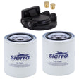 Sierra International Fuel/Water Separator Kit - 21 Micron (1/4” Aluminum, Tall Filter) Bonus Pack - 18-7852-2 - image 1