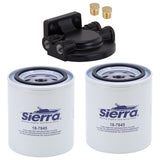 Sierra International Fuel/Water Separator Kit - 21 Micron (1/4” Aluminum, Tall Filter) Bonus Pack - 18-7852-2 - image 1
