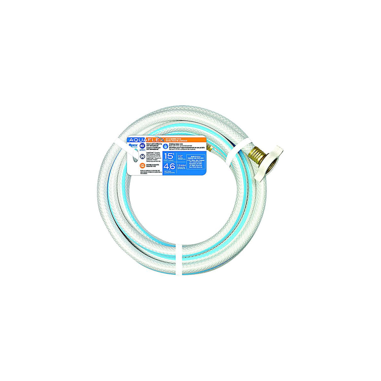Teknor Apex Aquaflex White Hose, 1/2" x 15', 10/case - 7503-15 - official Teknor Apex product image 3