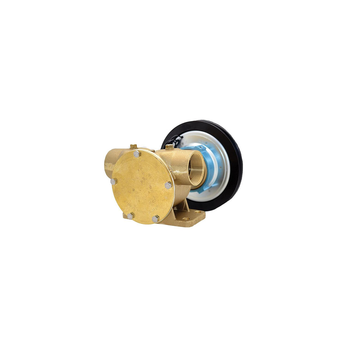 Johnson Pump 101302290 Heavy-Duty Electro-Magnetic Clutch Pump, 1xB Pulley, 63.7 GPM, F8B-8007, 1-1/2" NPT, 12 V - image 2