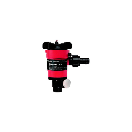 Johnson Pump Twin Port 1000 GPH Livewell Aerating Pump - 12V [48903] - official Johnson Pump product image 2