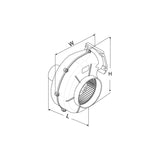 Johnson Pump 80-47417-01 12V AirV 4-550 Flange Mount Extra Heavy Duty Radial Blower - 80-47417-01 - official Johnson Pump product image 3