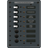 Blue Sea Systems Blue Sea 8023 DC 8 Position Circuit Breaker - White Switches