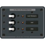 Blue Sea 8025 DC 3 Position Breaker Panel - White Switches [8025]