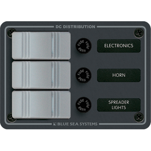 Blue Sea Systems Blue Sea 8054 Slate Grey - 3 Position - Vertical