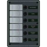 Blue Sea Systems Blue Sea 8053 Slate Grey - 6 Position - Vertical