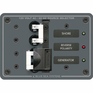Blue Sea Systems Blue Sea 8032 AC Toggle Source Selector 120V AC - 30AMP - White Switches