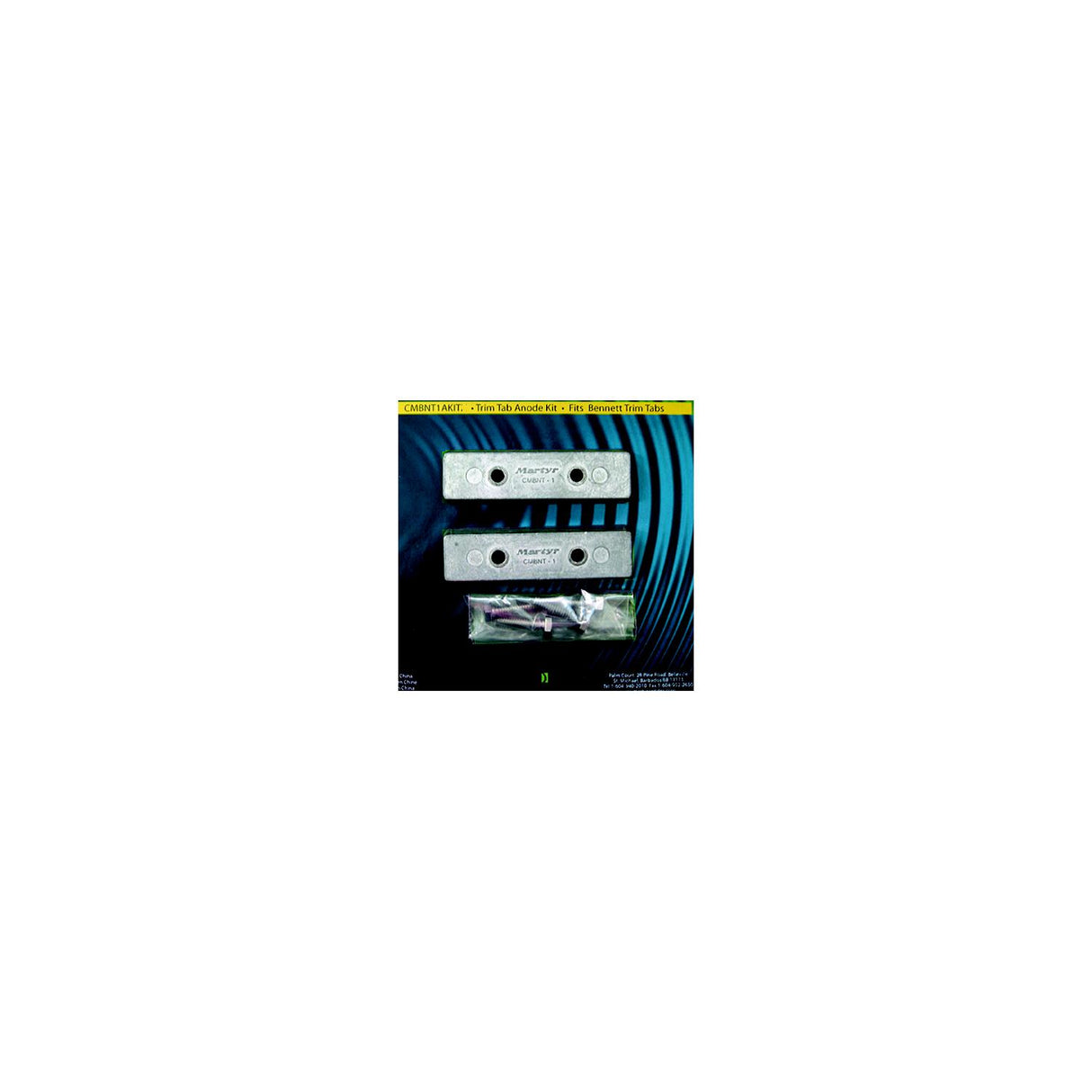CMP Global - Martyr Martyr Bennett Trim Tab Anode Kit - CMBNT1AKITA - image 2