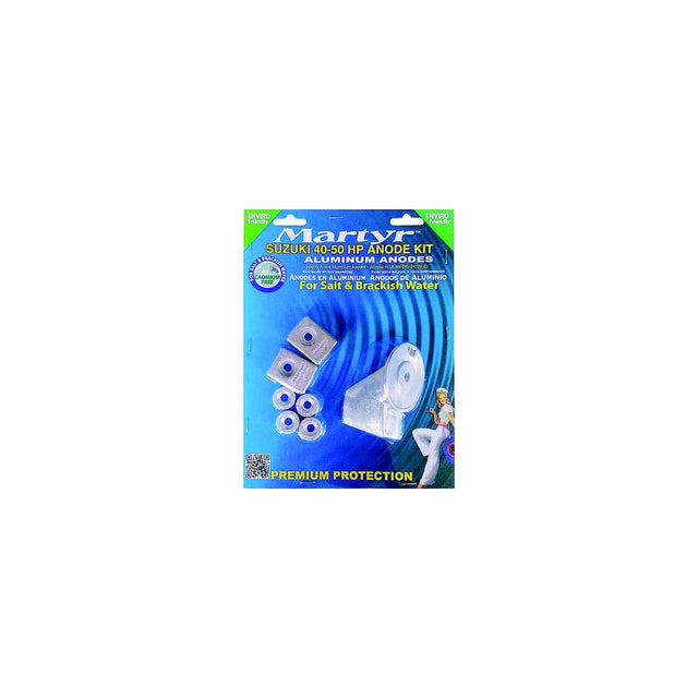 Martyr CMSZ4050KITA Suzuki 40-50 HP Outboard Anode Kit, Aluminum - image 1