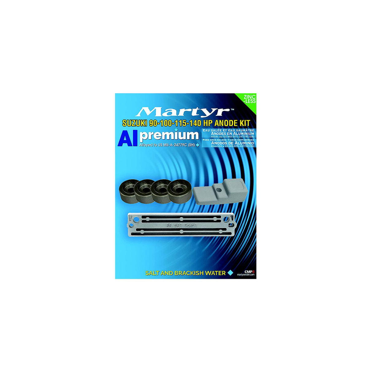 Martyr Anodes Martyr CMSZ90140KITA Suzukiâ¢ Anode Kit - CMSZ90140KITA