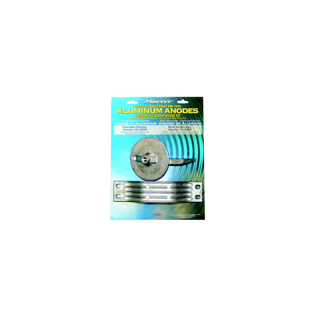 CMP Global - Martyr Martyr Anode Kit For Yamaha 150-200 HP Outboards (Contains 1-6G54525101, 1-6J94537101 and Fastening Hardware) - CMY150KITA - image 1