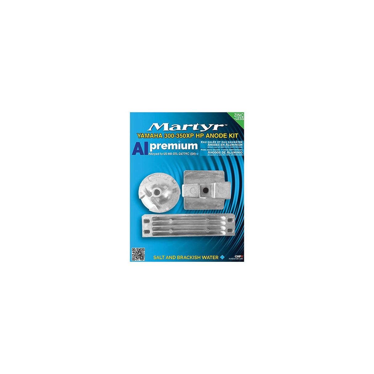 Martyr CMY300350XPKITA Yamaha Anode Kit, Aluminum - CMY300350XPKITA