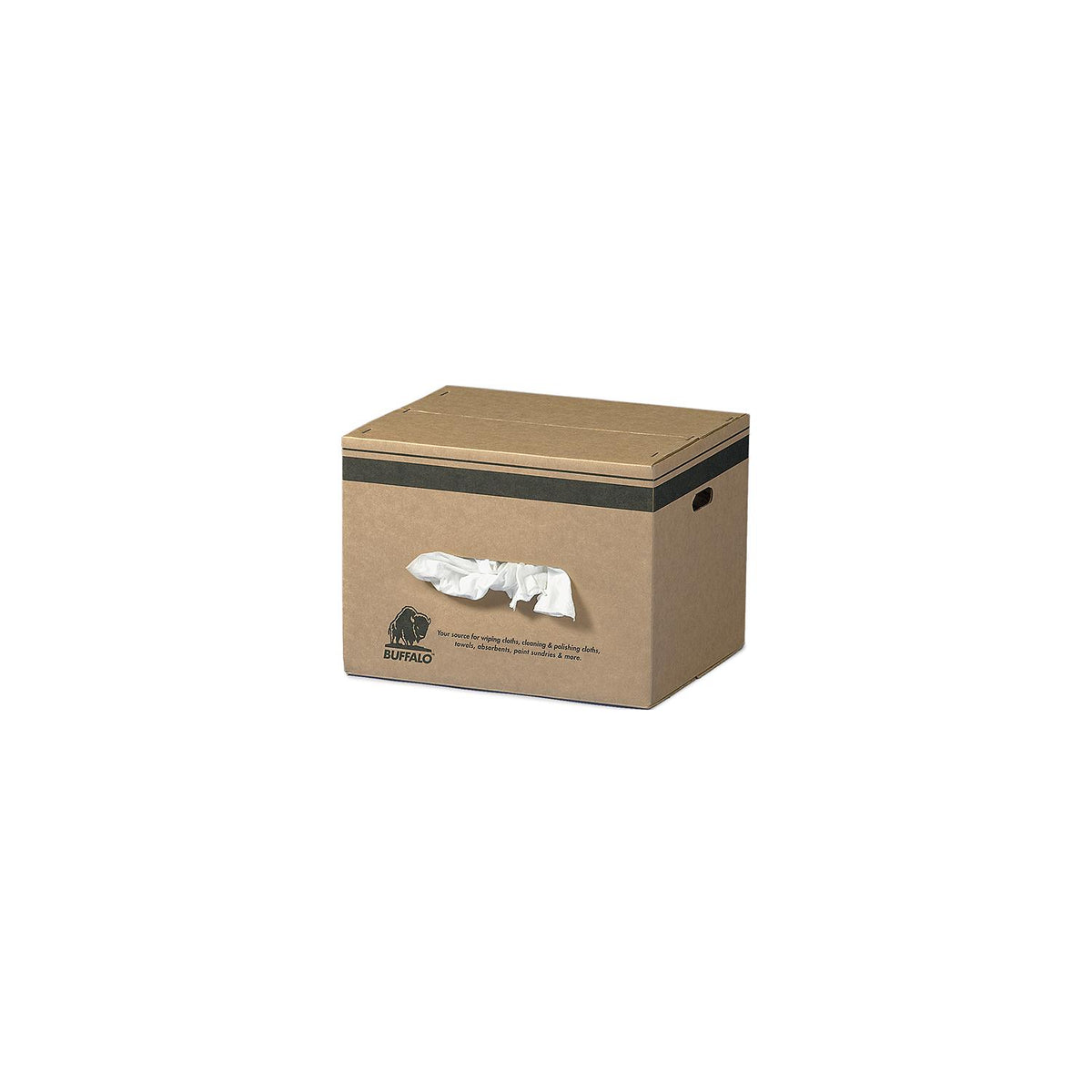Buffalo Industries New Bleached White Knit Wipers - 12024 - image 2