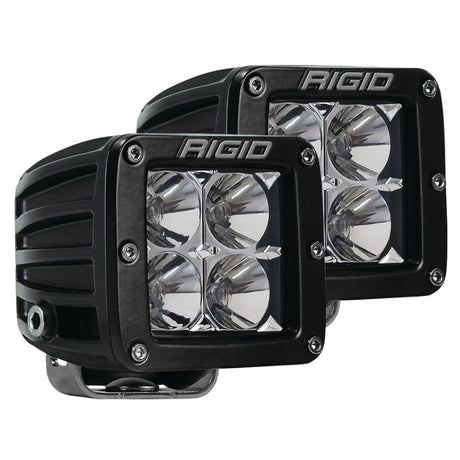 Rigid D-Series Pro L.E.D. Spreader Light (Spot, Black, Surface, Sold Per Pair) - 202213 - image 1